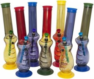 Acrylic Bong 1.5 inch 30,5 cm Colour Parts