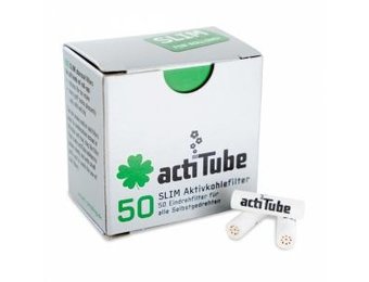 ActiTube Aktivkohlefilter Slim 50 Pcs
