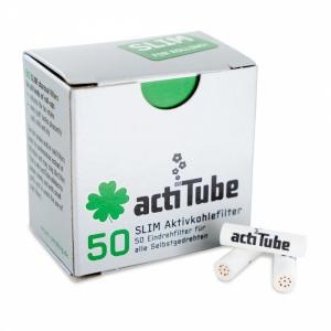 ActiTube Aktivkohlefilter Slim 50 Stuks