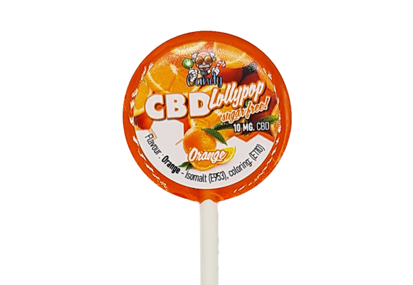 CBD Lollypop Orange - 10 Mg
