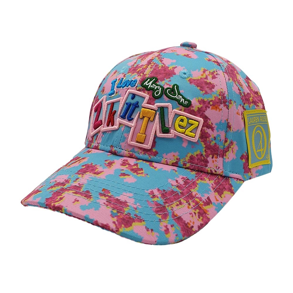 Zkittlez 420 Camo Allover Strapback Hat - Lauren Rose
