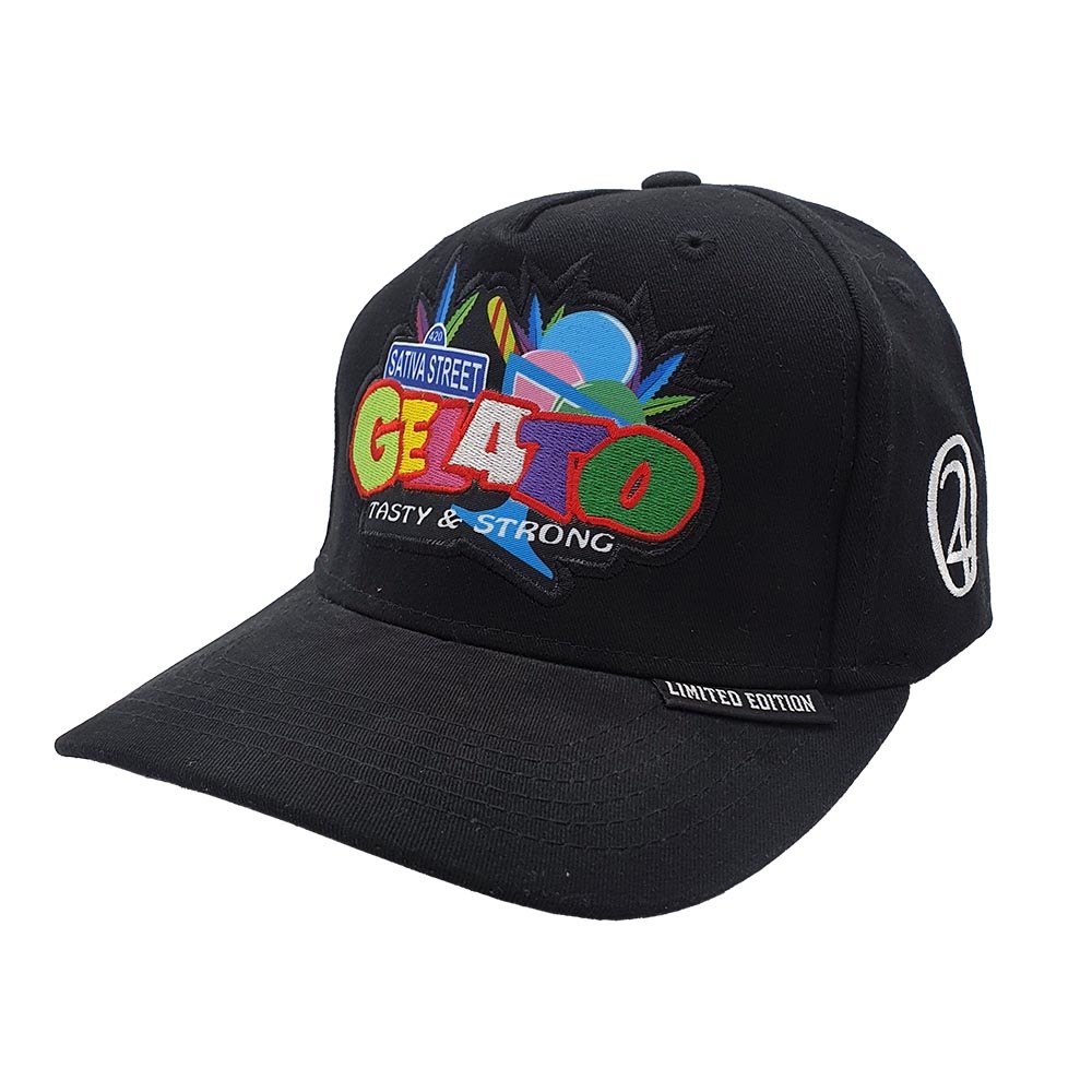 Galato  Strapback Hat  Black - Lauren Rose