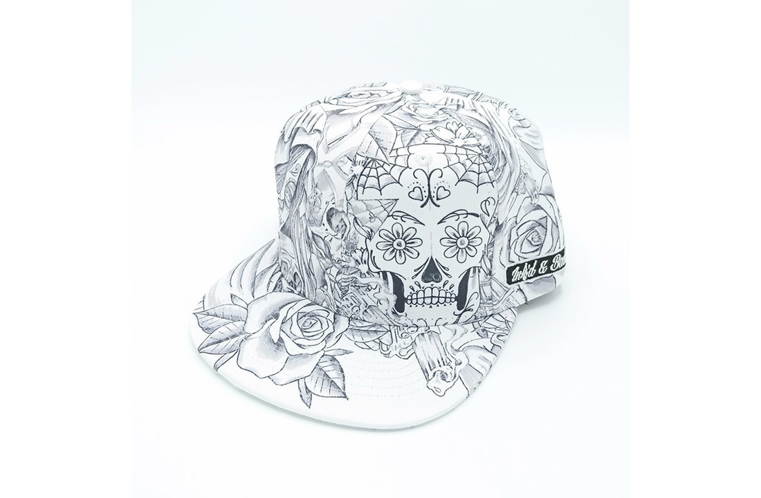 Allover La Catrina Snapback - Lauren Rose