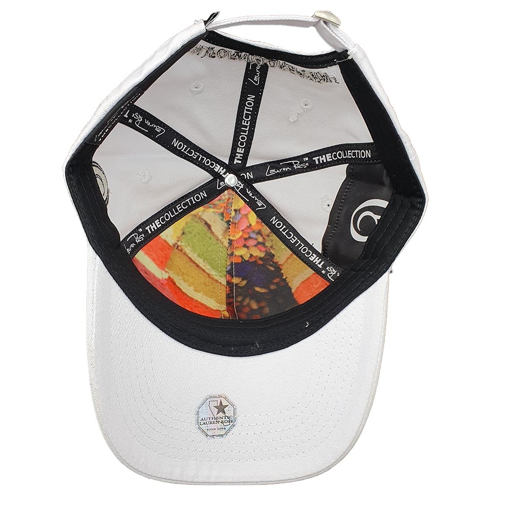 Gelato Strain Strapback Hat White - Lauren Rose