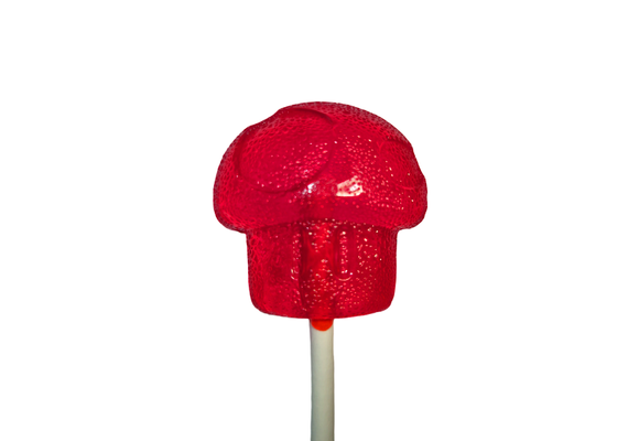 Mushroom Lollypop - Strawberry