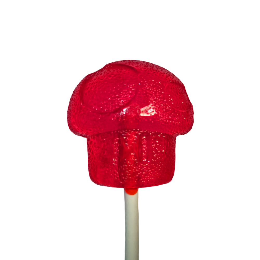 Mushroom Lollypop - Strawberry