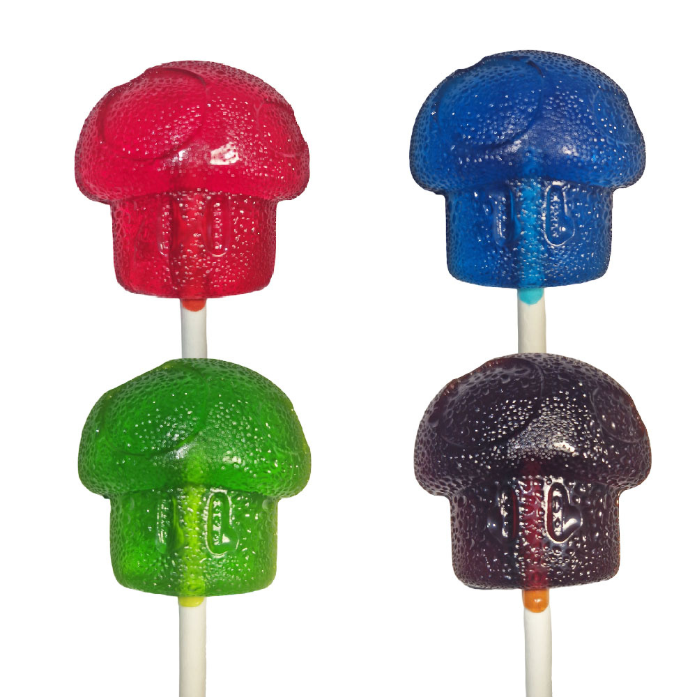 Mushroom Lollypop - 4 Pack