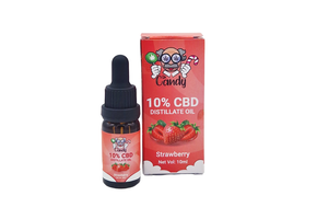 Dr.Candy CBD Olie Aardbei 10% - 10ML