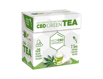 MediCBD Green Tea (Box of 20 Teabags)