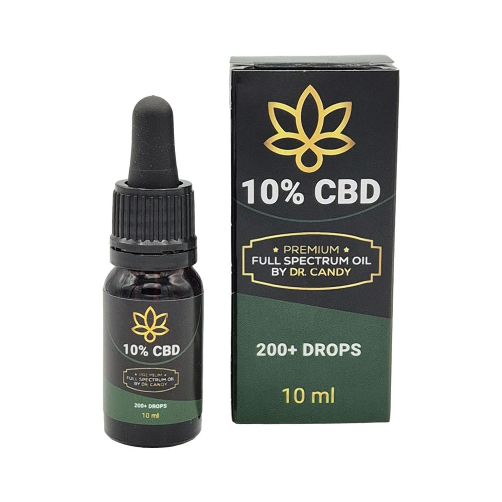 Premium Full Spectrum CBD Olie 10 % – 10 ML