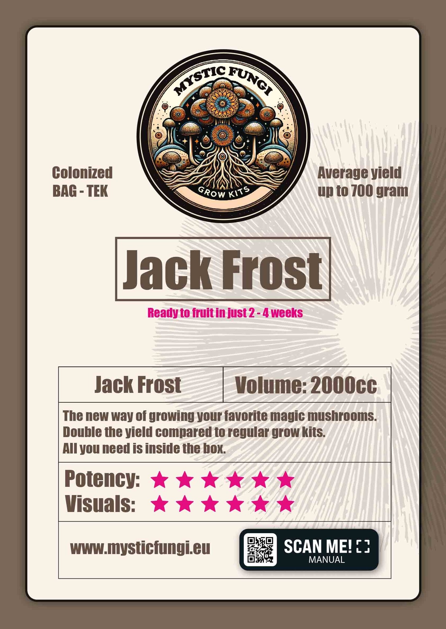 Jack Frost Paddo Kweekset