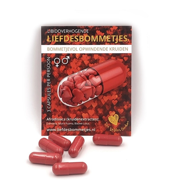 Liefdesbonbon – Liefdesbommetjes 6 stuks