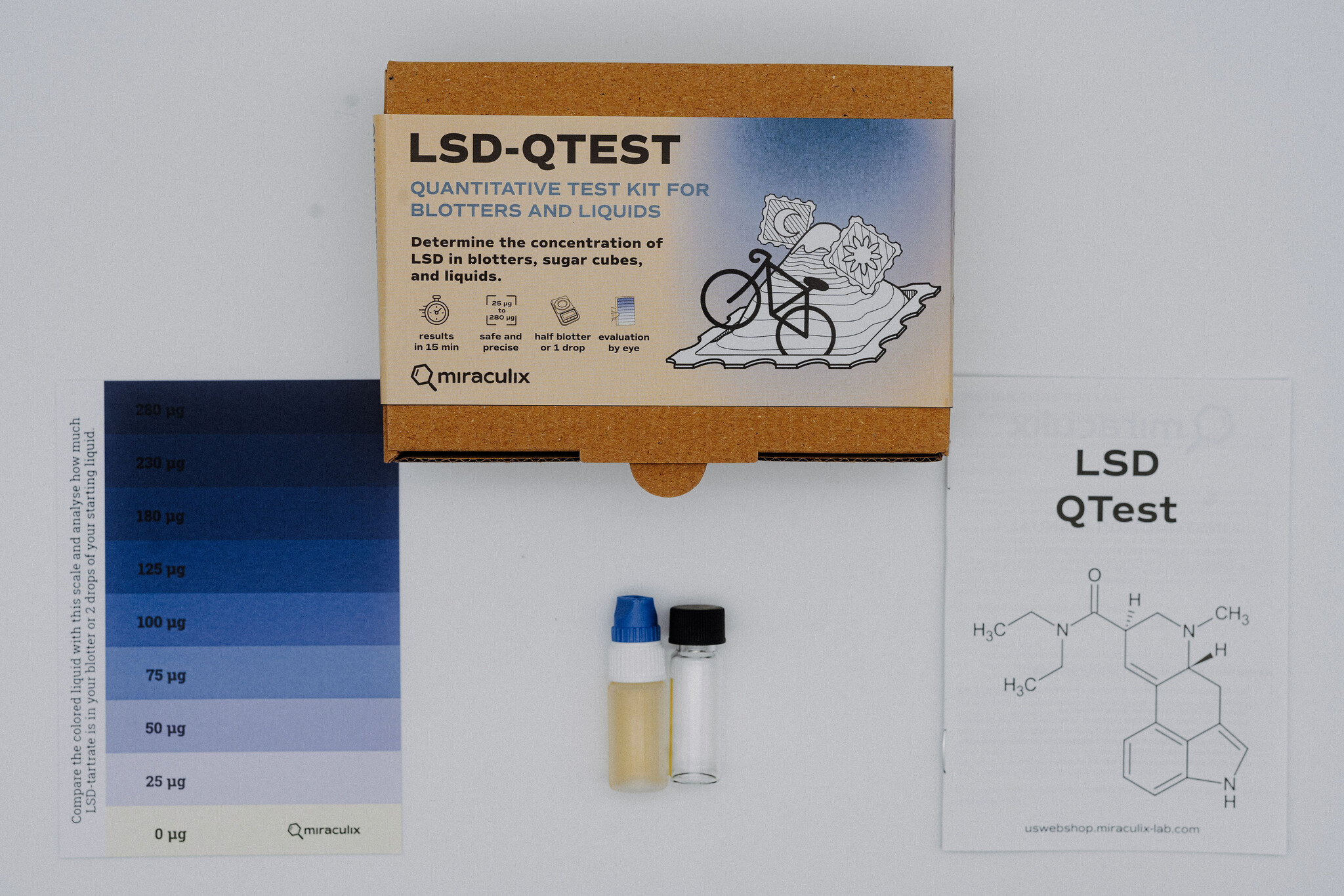 LSD-QTest - Drug test for LSD (Miraculix)