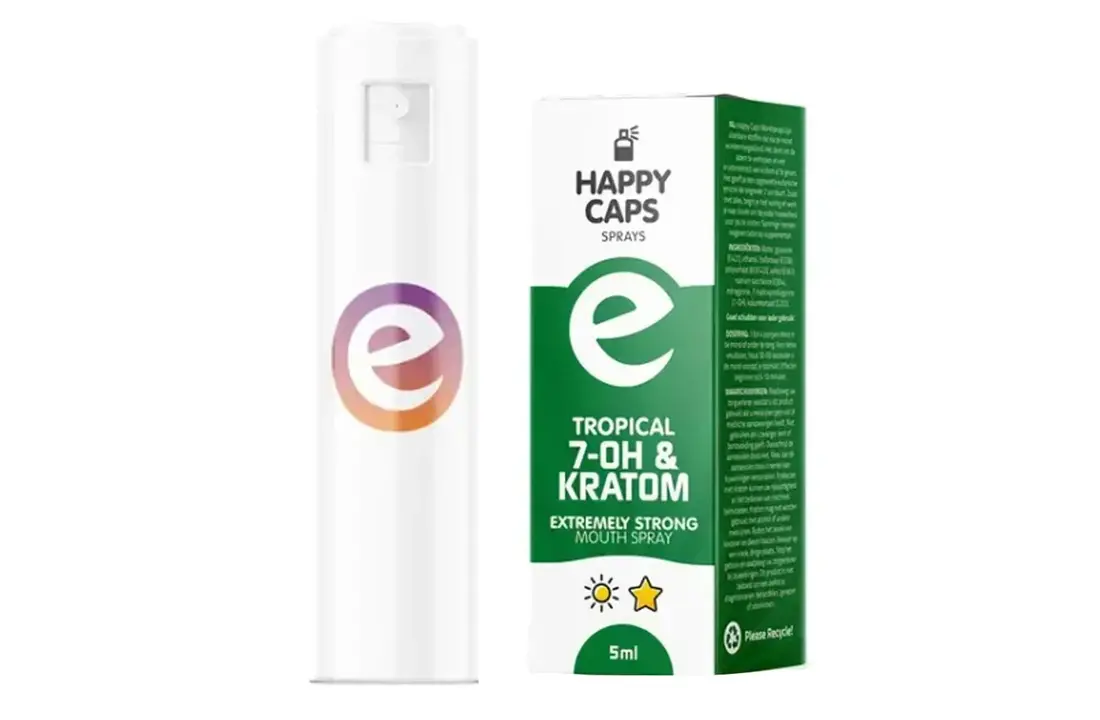 7-OH & Kratom Mouth Spray - Tropical Flavor