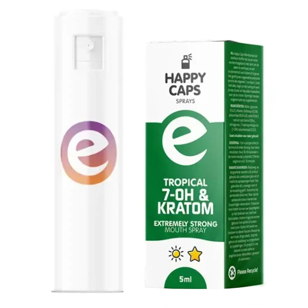 7-OH & Kratom Mouth Spray - Tropical Flavor