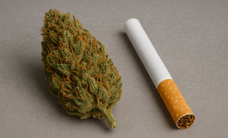 How harmful is cannabis smoke compared to tobacco?