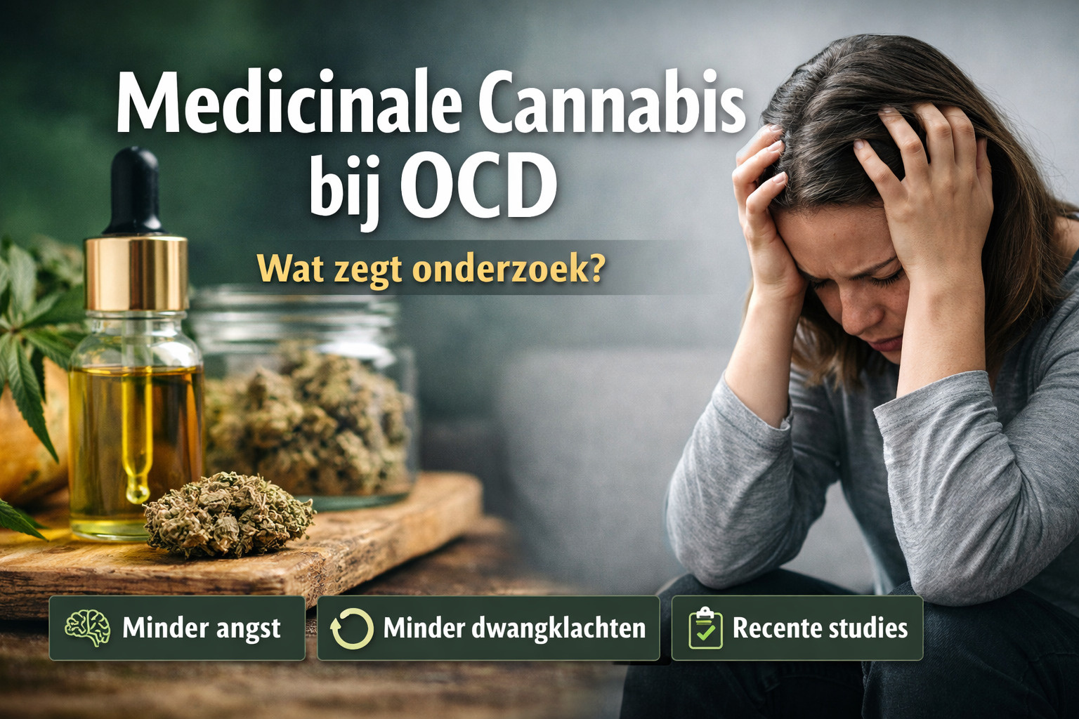 Medicinale cannabis bij OCD: wat zegt onderzoek over werking en effect?