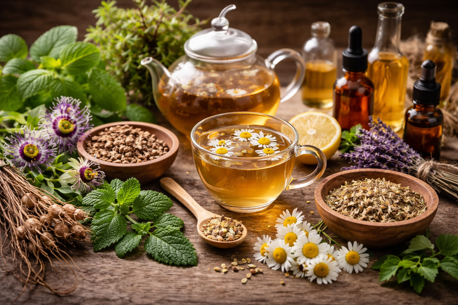 Natural herbs for relaxation: alternatives to alcohol or sleeping pills