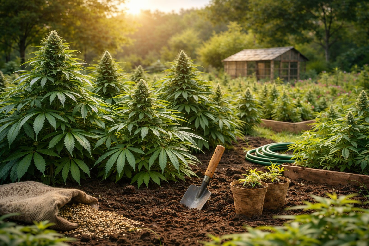 Growing cannabis outdoors with seeds: a beginner's guide