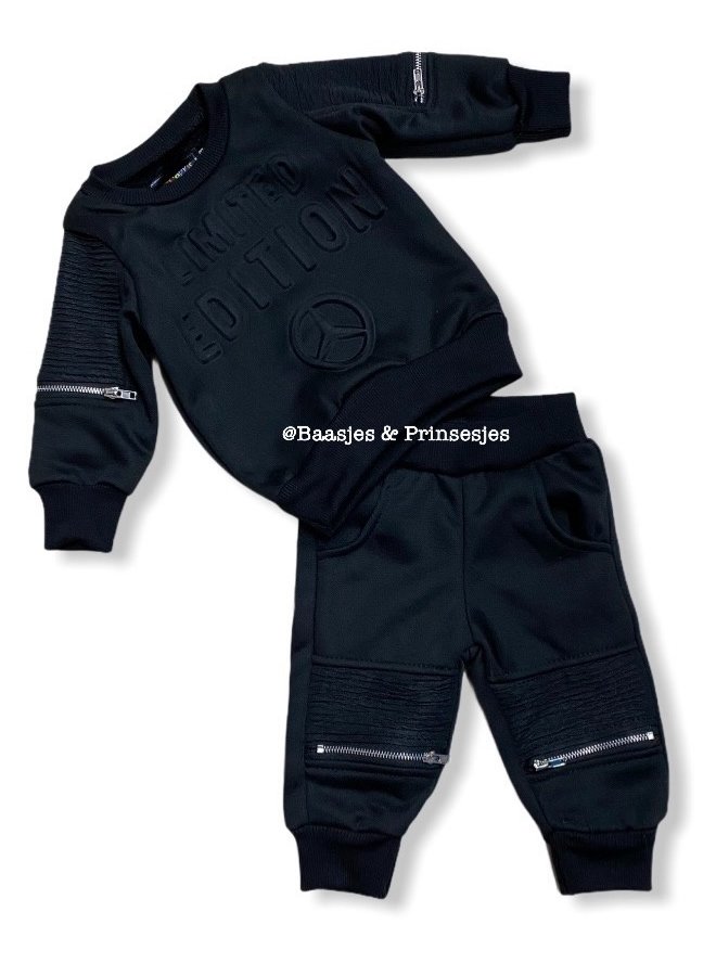 Zwart - ' Roy ' -  Baby Set
