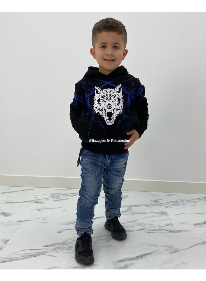 Blauw  - ' Roy '  - Uni Jongens Jeans