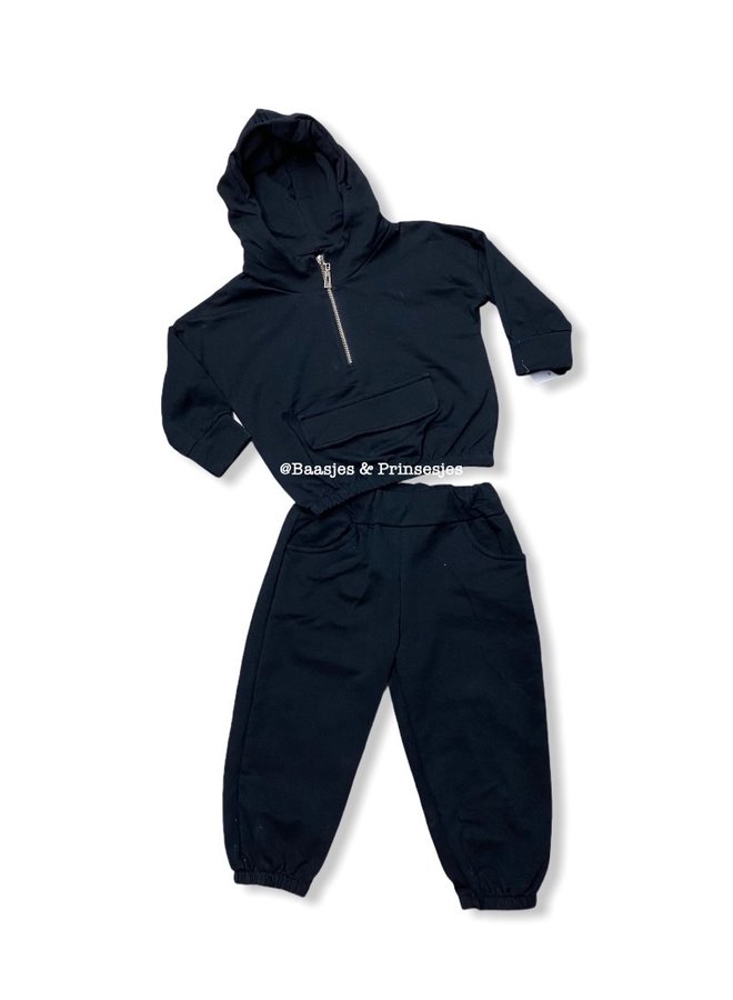 Zwart - ' Celeste ' -  Baby Meisjes Set