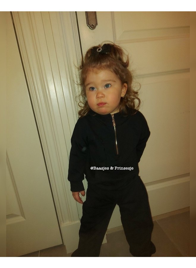 Zwart - ' Celeste ' -  Baby Meisjes Set