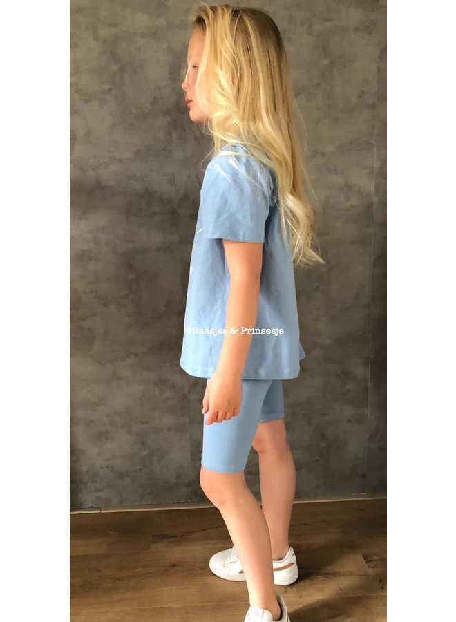 Blauw 'Violet ' - Tweedelige Meisjes Set
