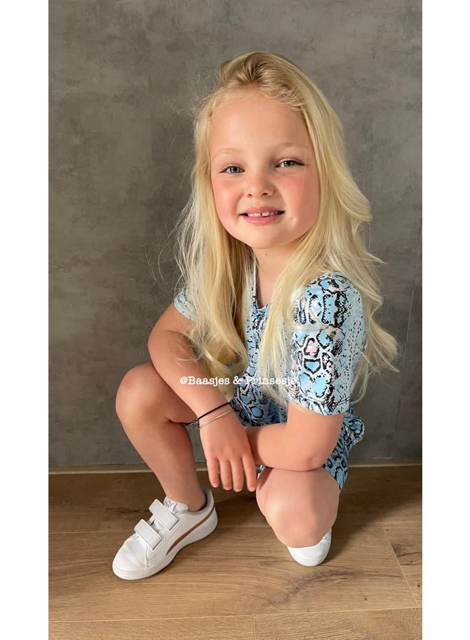 Blauw ' Veera ' - Tweedelige Meisjes Set