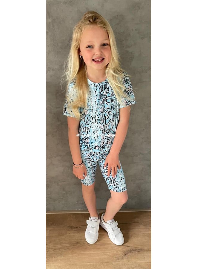 Blauw ' Veera ' - Tweedelige Meisjes Set