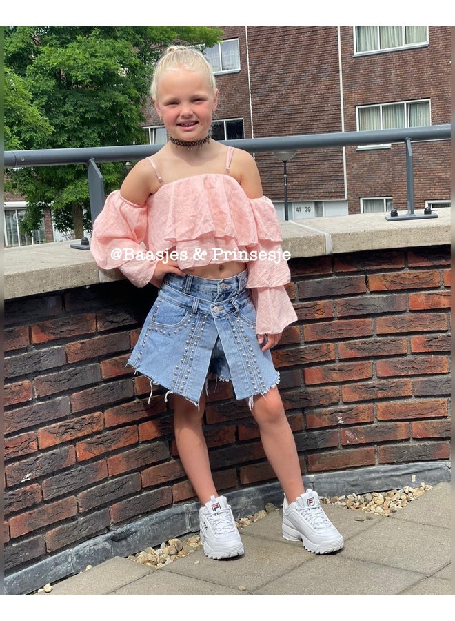Roze  - 'Sarah' - Meisjes Top