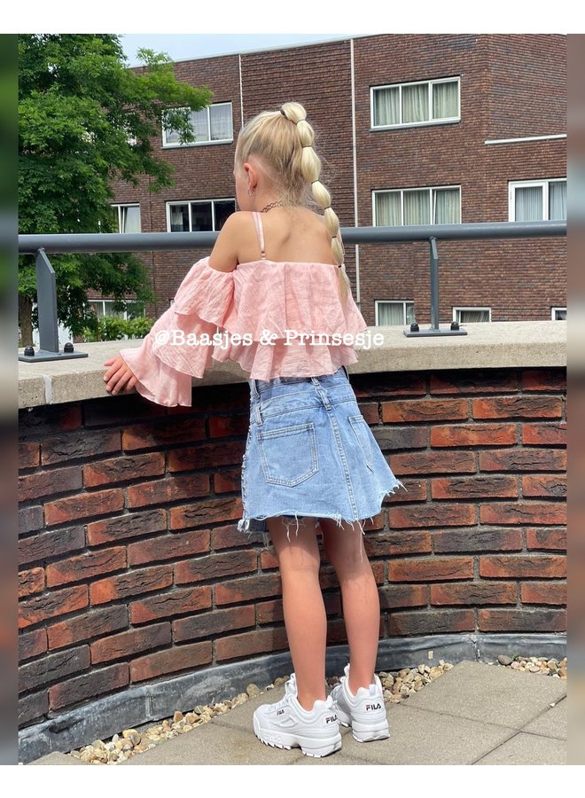 Roze  - 'Sarah' - Meisjes Top