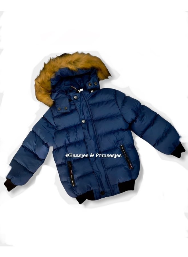 Blauw  - 'Daan' - Baby Winter Jas