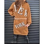 Bruin- 'New York' -  Meisjes Jurk