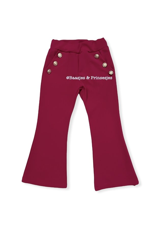 Fuchsia   - 'Helga' - Meisjes Flair  broek