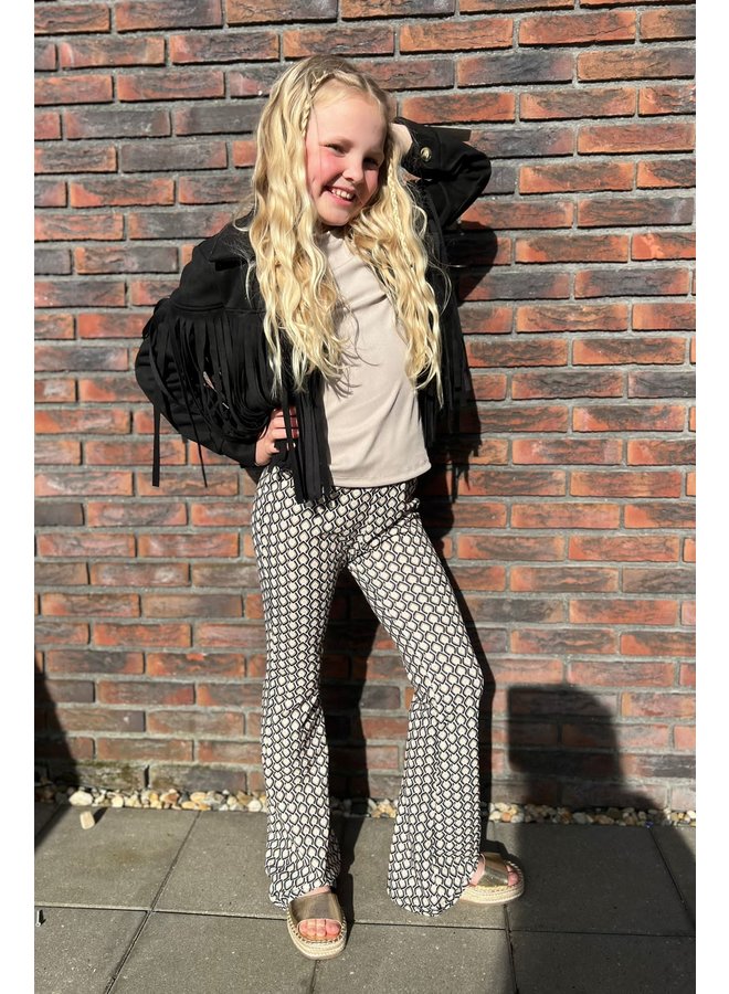 Groen ' Leopard  ' - Tweedelige Meisjes Set