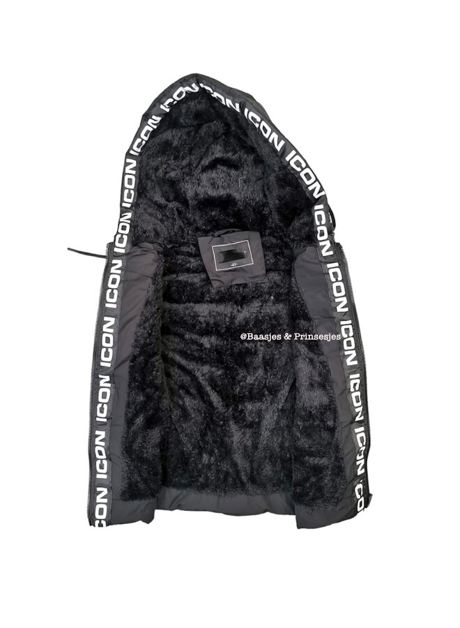 Zwart ‘ i-con ‘ jongen bodywarmer