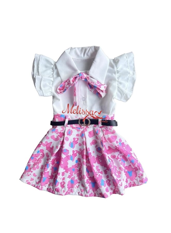 Roze  - ‘ Angel ' - Tweedelige Meisjes Set.