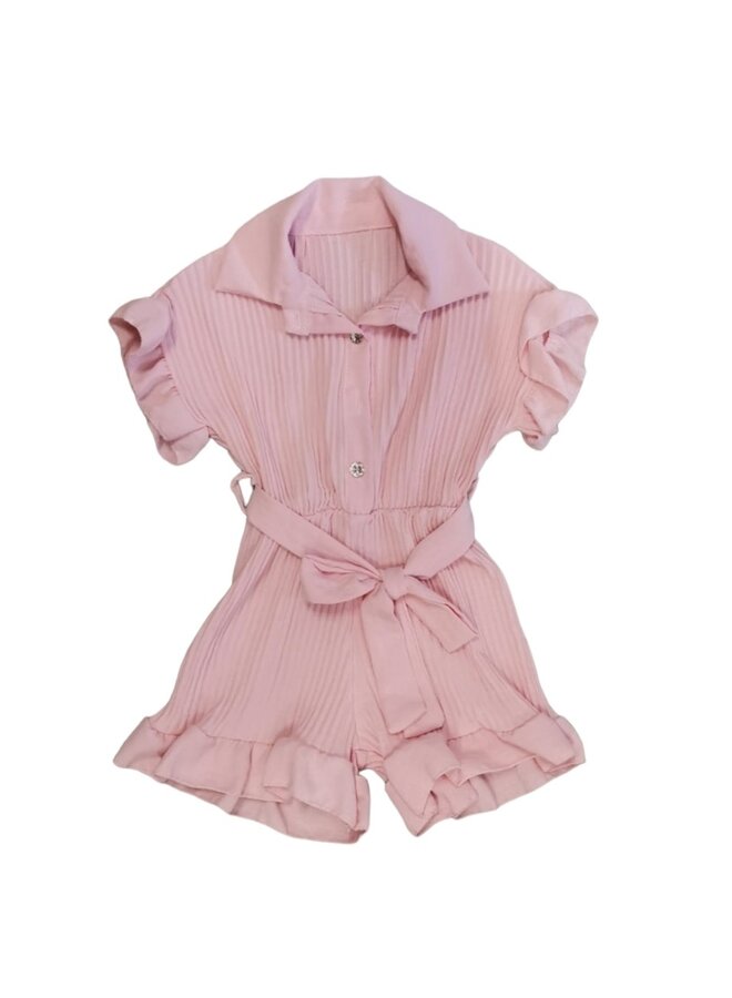 Blauw - ' Lara' - Meisjes Jumpsuit