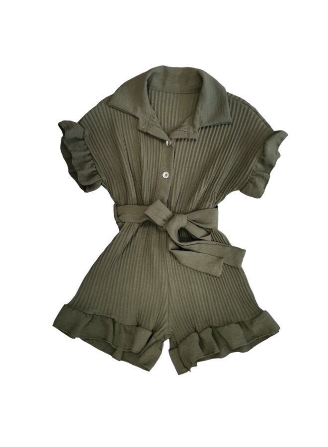 Blauw - ' Lara' - Meisjes Jumpsuit