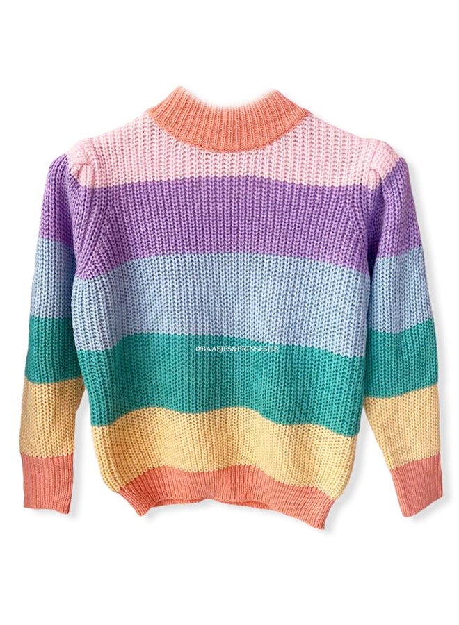 Regenboog - 'MYRTHE' - Rainbow Colors Meisjes Trui