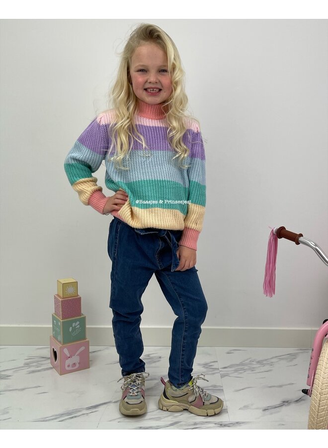 Regenboog - 'MYRTHE' - Rainbow Colors Meisjes Trui