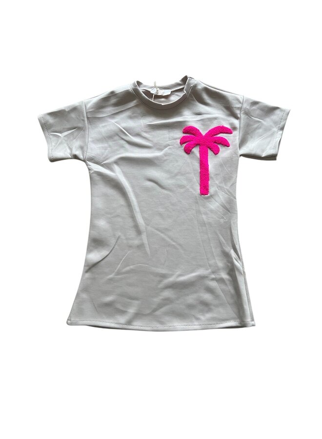 Fucsia - 'Palm ' - Meisjes  Dress