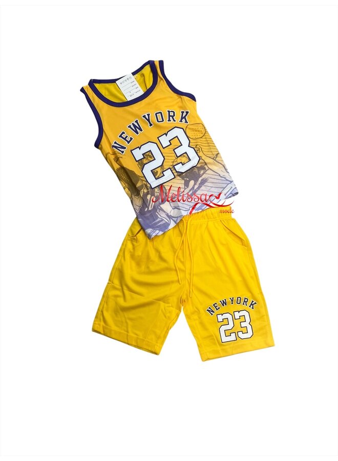 Blauw ‘New York ‘jongens setje