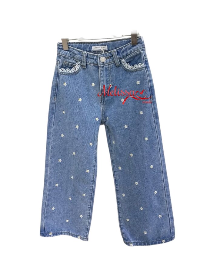'Nicole ' Wide meisjes jeans broek.