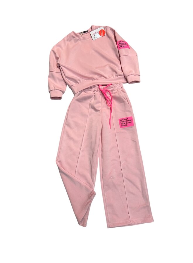 Roze  'Angel' Meisjes setje.