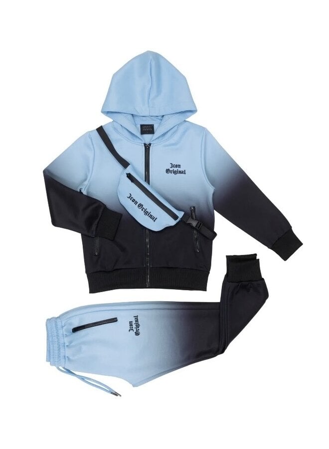 Blauw- 'Icon ' - Jongens Trainingspak tasje