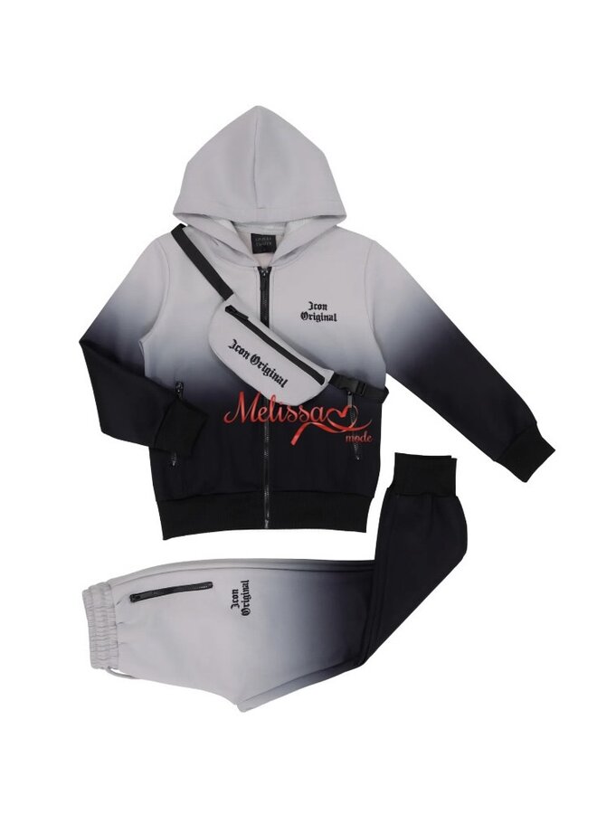 Blauw   - 'Icon ' - Jongens Trainingspak tasje