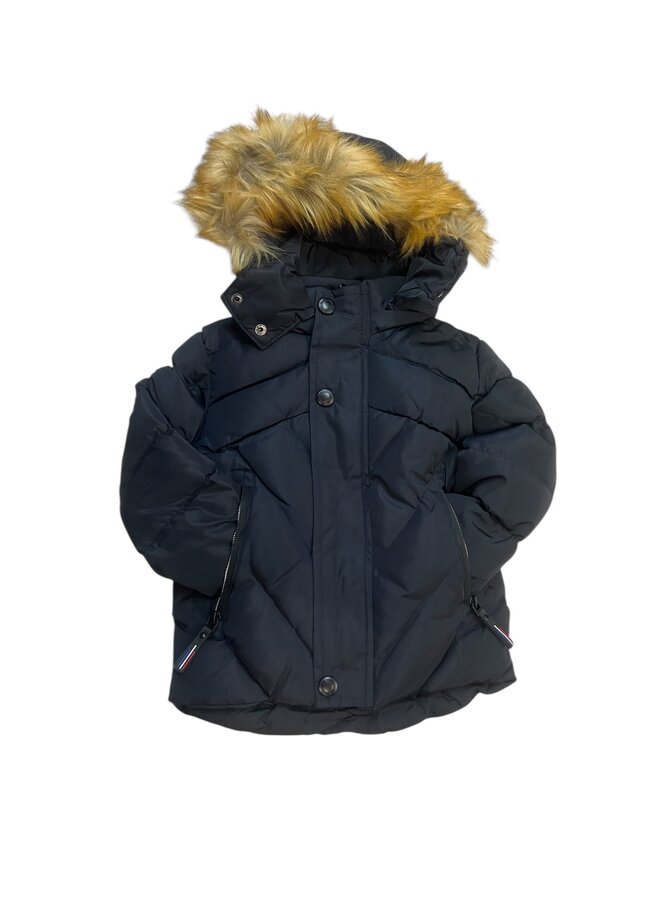 Blauw - 'Baas' - Baby Winter Jas