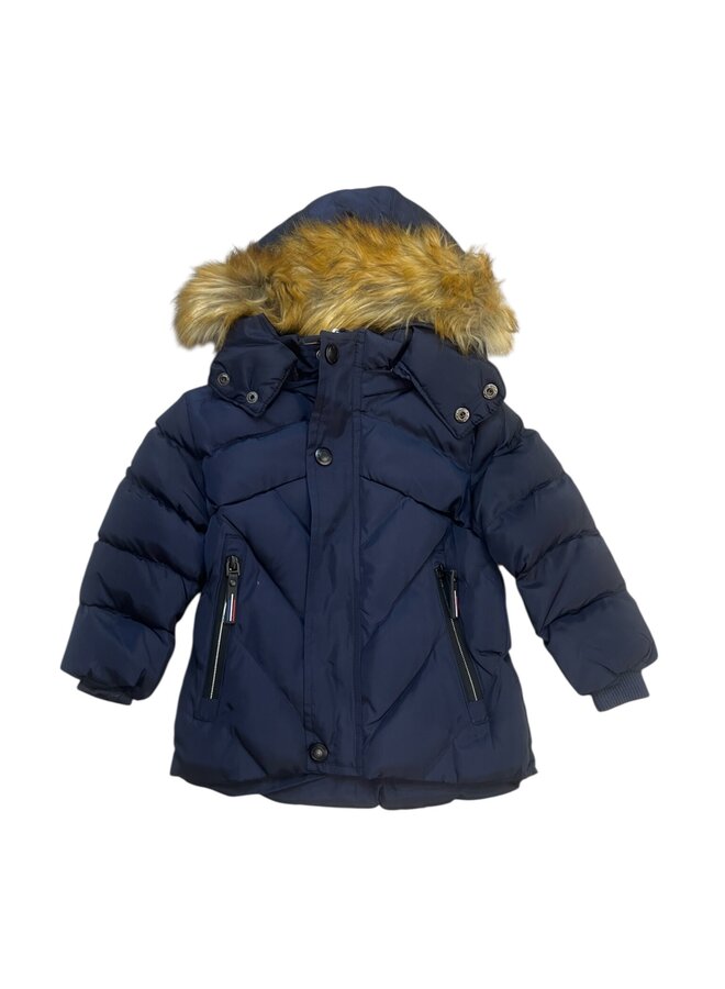 Zwart - 'Baas' - Baby Winter Jas